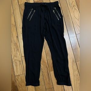 Black Storia Zipped Joggers